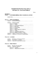 01. Constitución Política de la República de Guatemala