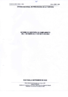 Informe de Auditoría de Cumplimiento de la unidad de Almacén del 1 de enero al 31 de mayo de 2020